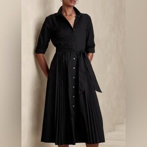 NWT Banana Republic Factory black dress, size 4